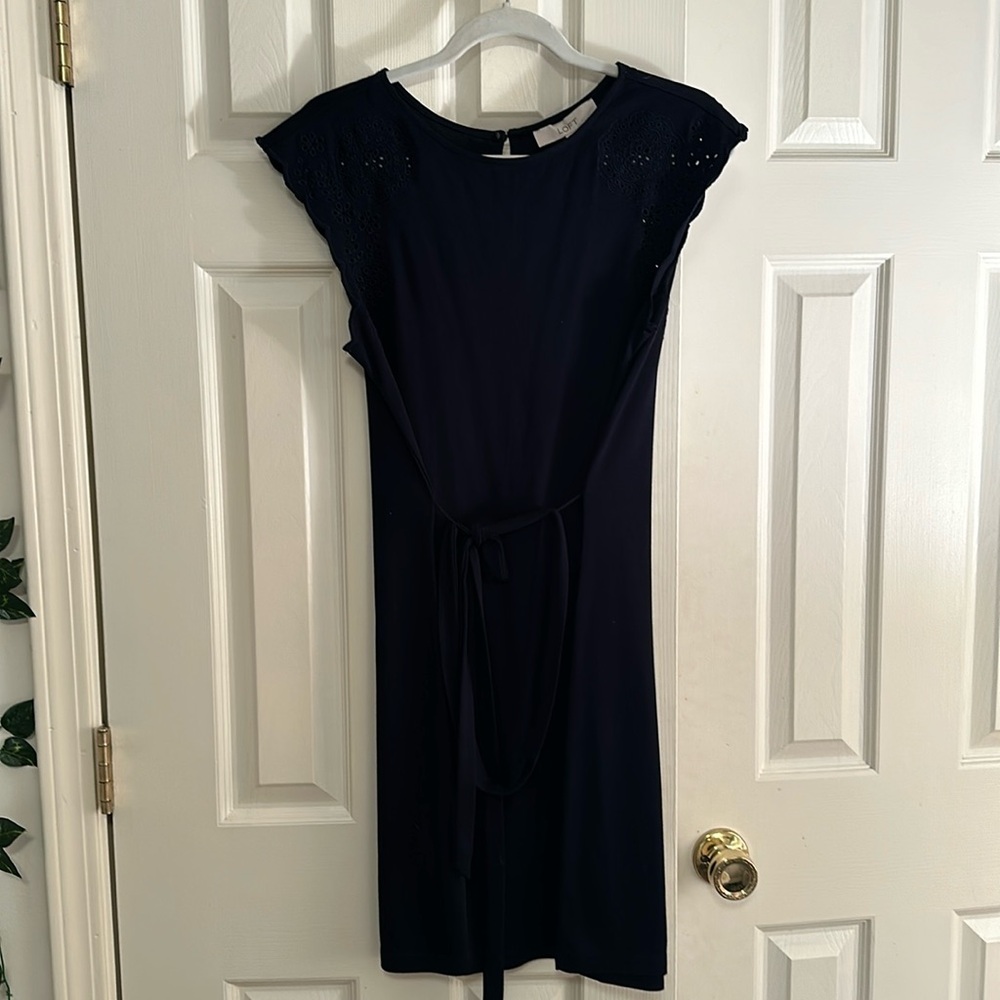 Loft women’s navy blue dress